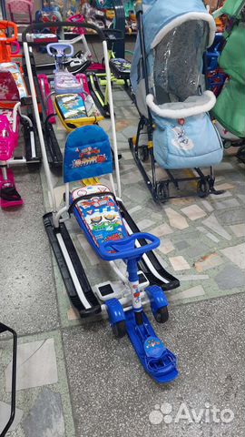 Снегокат тс-6 с колёсами (новый)