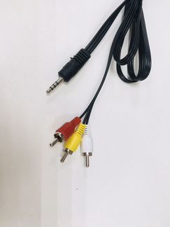 Кабель 3.5 мм Jack (M) - 3xRCA (M), 1,5 м