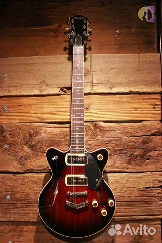Gretsch G2655-P90 Streamliner Claret Burst