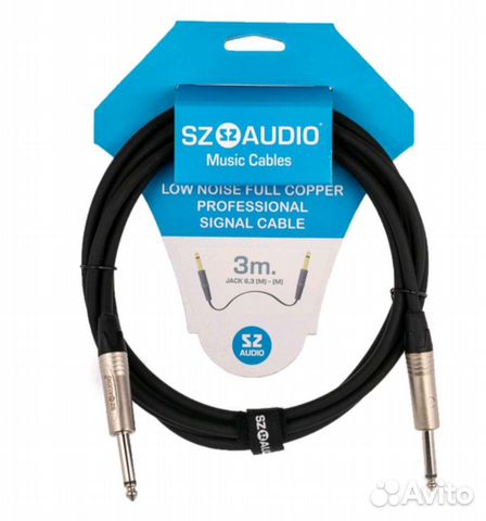 Кабель инструментальный SZ-Audio Jack 6,3