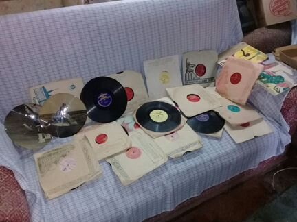 Пластинки виниловые времен СССР