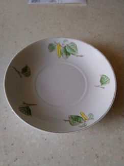 Блюдце березовые листья Пролетарий