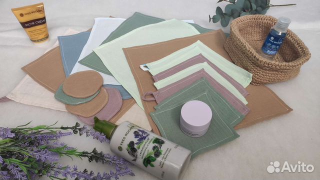 Муслиновые салфетки для умывания