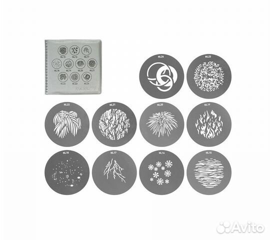 Маски Гобо для nanlite PJ-BM (набор №2)