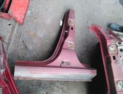 Renault Sandero 1 logan 1 порог левый