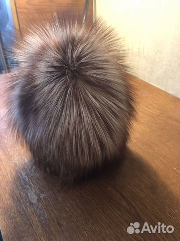 Шапка женская мех лиса
