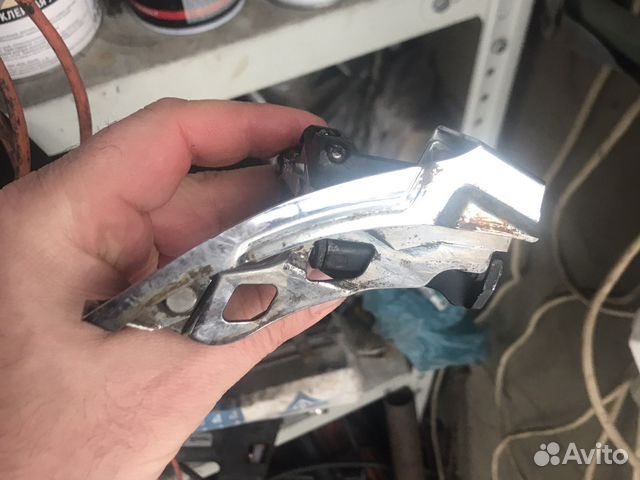 Передний переключатель shimano deore XT 3 скорости