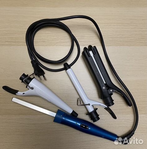 Щипцы + выпрямитель для волос philips