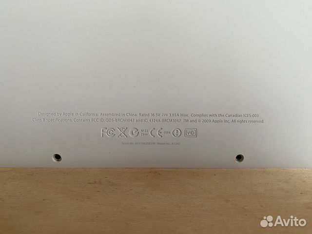 Нижняя крышка для macbook a1342 новая