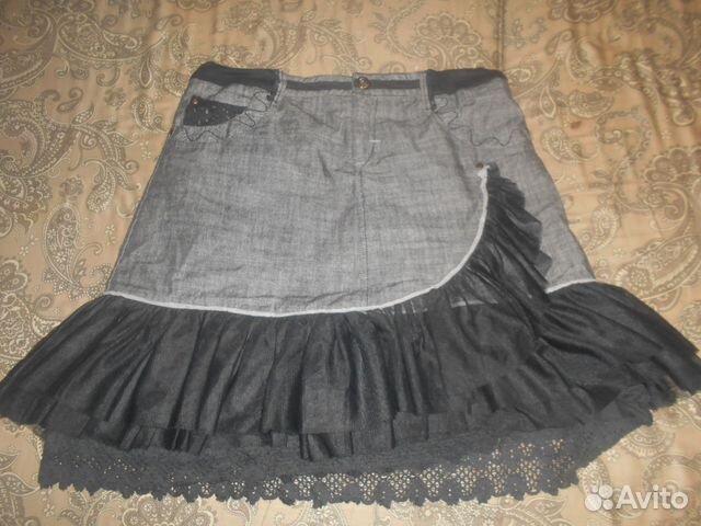 Юбка на резинке очень оригинальная и удобная