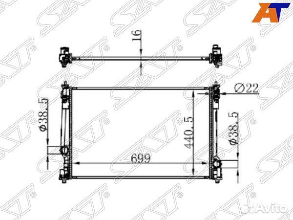 Радиатор toyota camry ASV7#/axva70 18- a25afks/2AR