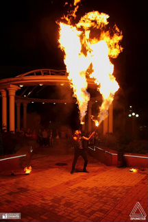 Огненное Фаер шоу артисты на праздник свадьбу юбил
