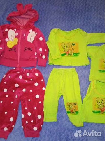 Пакет вещей на девочку с 0