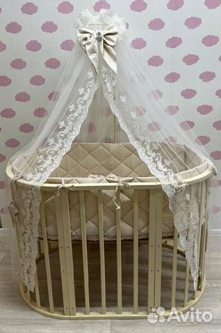 Комплект бортики в кроватку для новорожденных