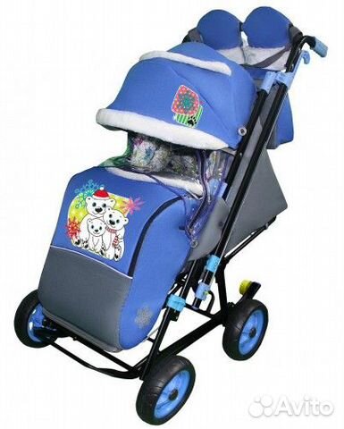 Санки коляска nika