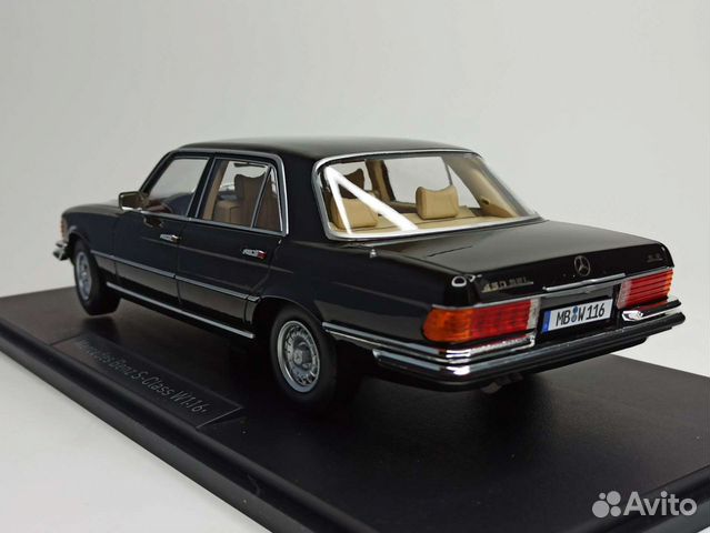 Mercedes 450 SEL 6,9 W116 Black I-Scale 1:18