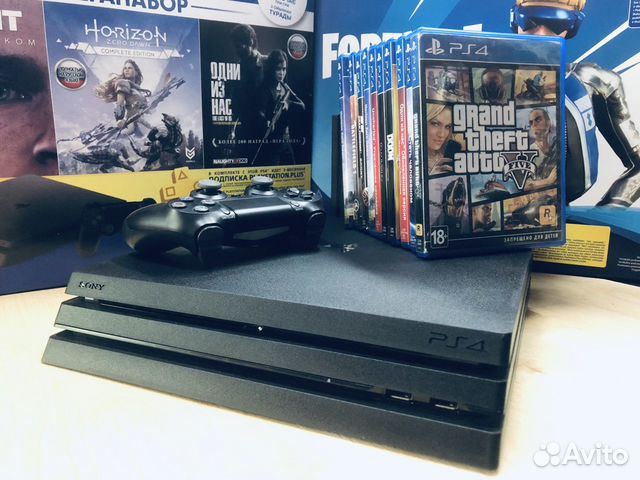 Sony PS4 Pro 1tb гарантия 1 год +400 игр