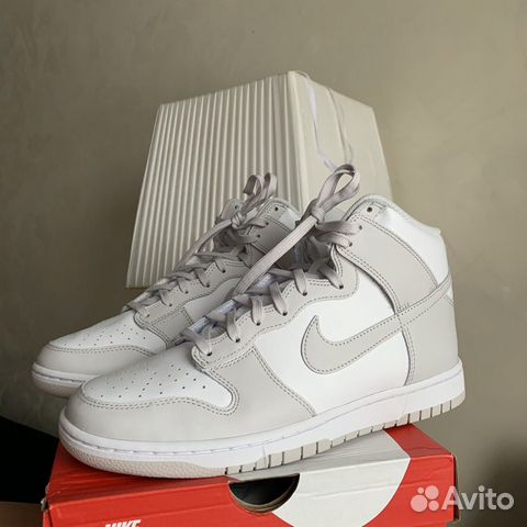 white vast grey dunk high
