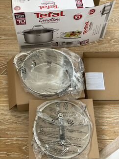 Tefal emotion индукция новая кастрюля 5,2 л