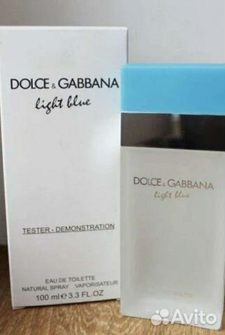 Тестер Дольче габбана лайт блю