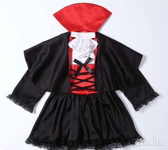 Карнавальный костюм вампирша 125-130