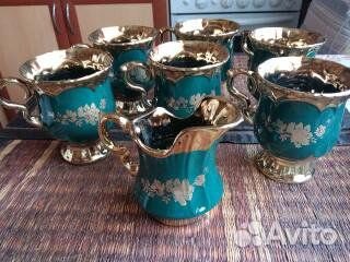 Чашки чайные и молочник