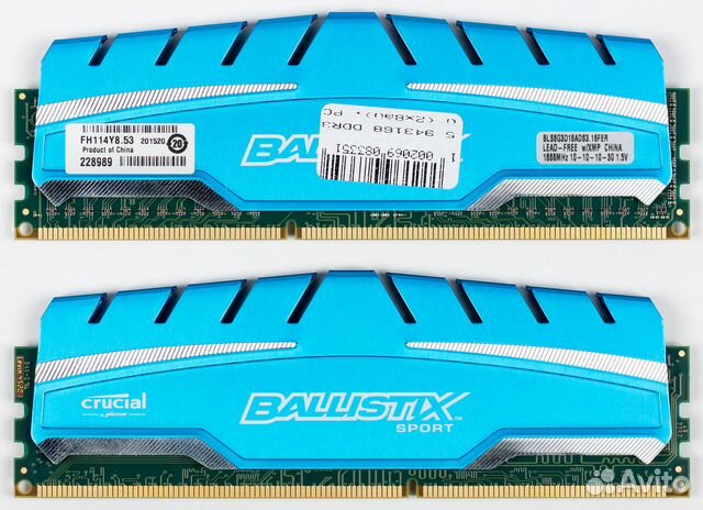 Оперативная память Corsair XMS3 8GB DDR3 1866