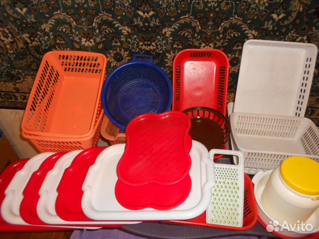 Пластмассовая Посуда: Корзины Тёрка