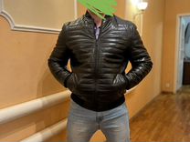 Кожаная куртка мужская размер 60