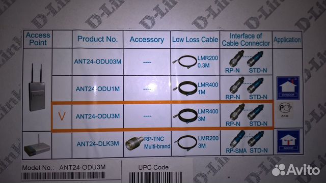 Джампер ANT24-odu3m