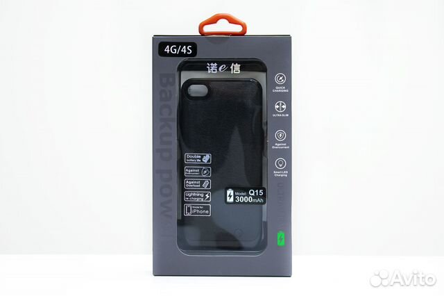 Новый Чехол-Аккумулятор 3000mAh для iPhone 4/4s