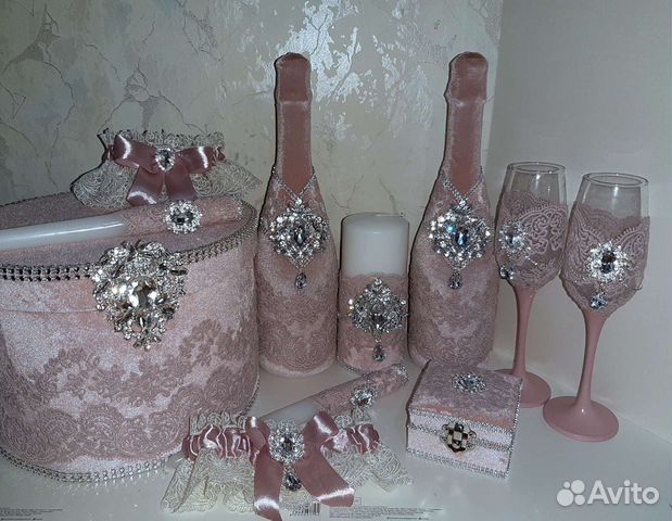 Свадебные аксессуары бархатные