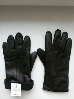 Перчатки мужские кожаные,офицерские,утеплённые