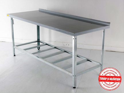 Стол производственный assum 1800*600*850, борт