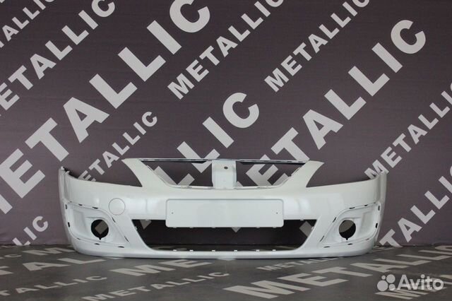 Бампер Ларгус - 21999 /передний белый цвет