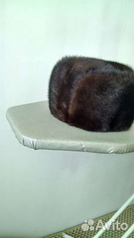 Норковая шапка мужская