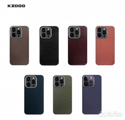 Чехол kevlar от kzdoo на iPhone