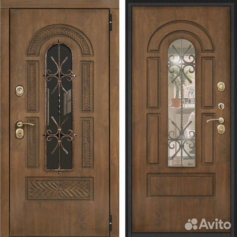 Дверь входная со стеклопакетом