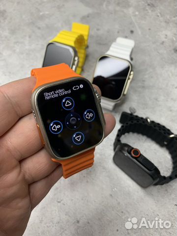 Apple watch x8 ultra 49mm безрамочный экран