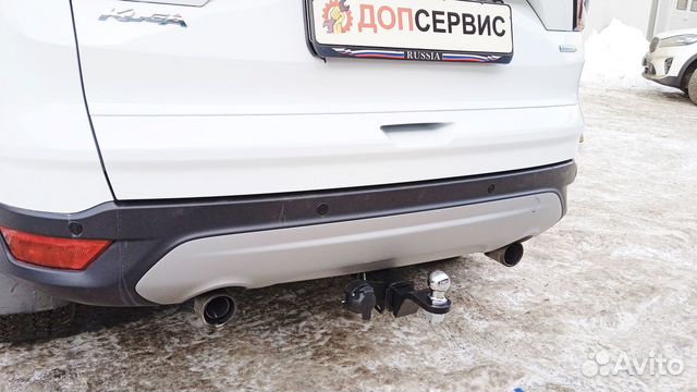 Фаркоп на Ford Kuga, легкосёъмный шар под квадрат