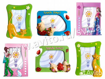 Фоторамки лепные 10х15 см в ассортименте