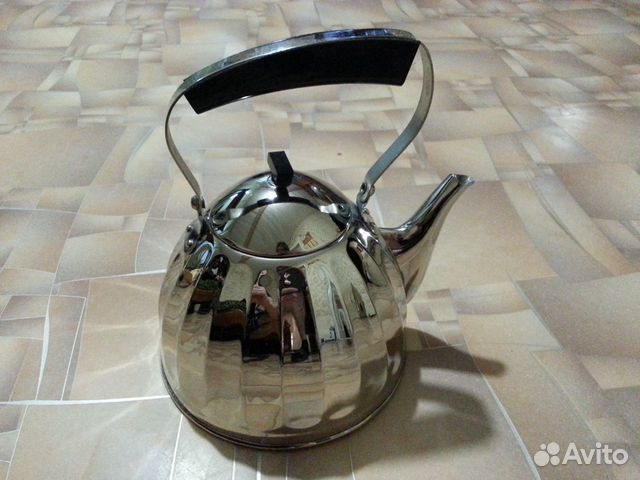 Чайник граненый никелированный из Кольчугино