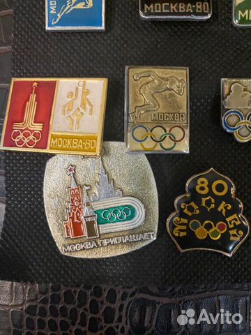 Значки олимпиада 80 СССР