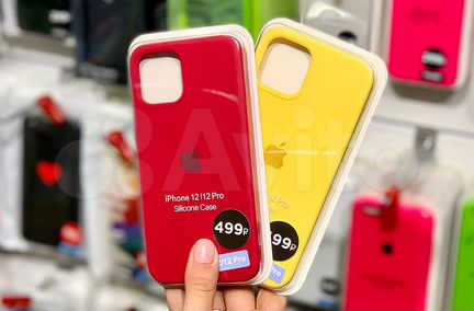Чехол Silicone Case iPhone 12/12 Pro (40+ цветов)