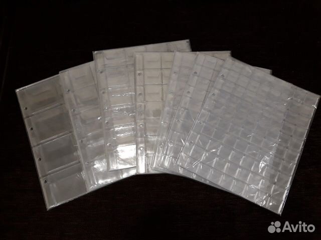 Листы для монет на 88,80,70,48,35,24,20 и 12 ячеек