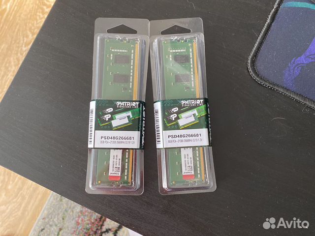 Оперативка ddr4 8 gb