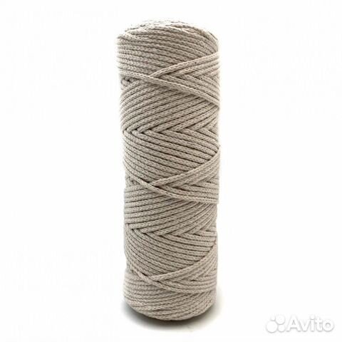 Шнур хлопковый неокрашенный 500м