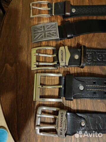 Мужской кожаный ремень