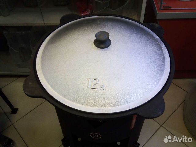 Казан чугунный 12 литров