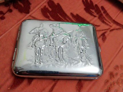 Портсигар 3 Богатыря